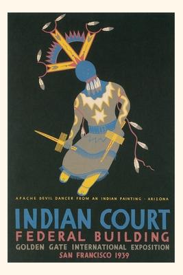Vintage Journal Poster of Apache Devil Dancer