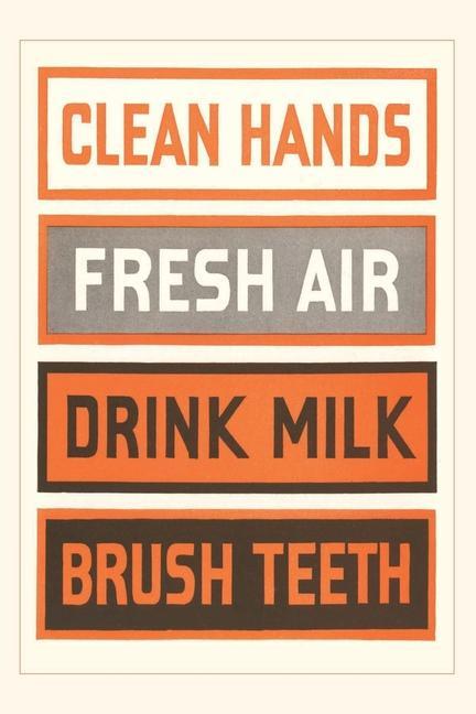 Vintage Journal Hygiene Poster