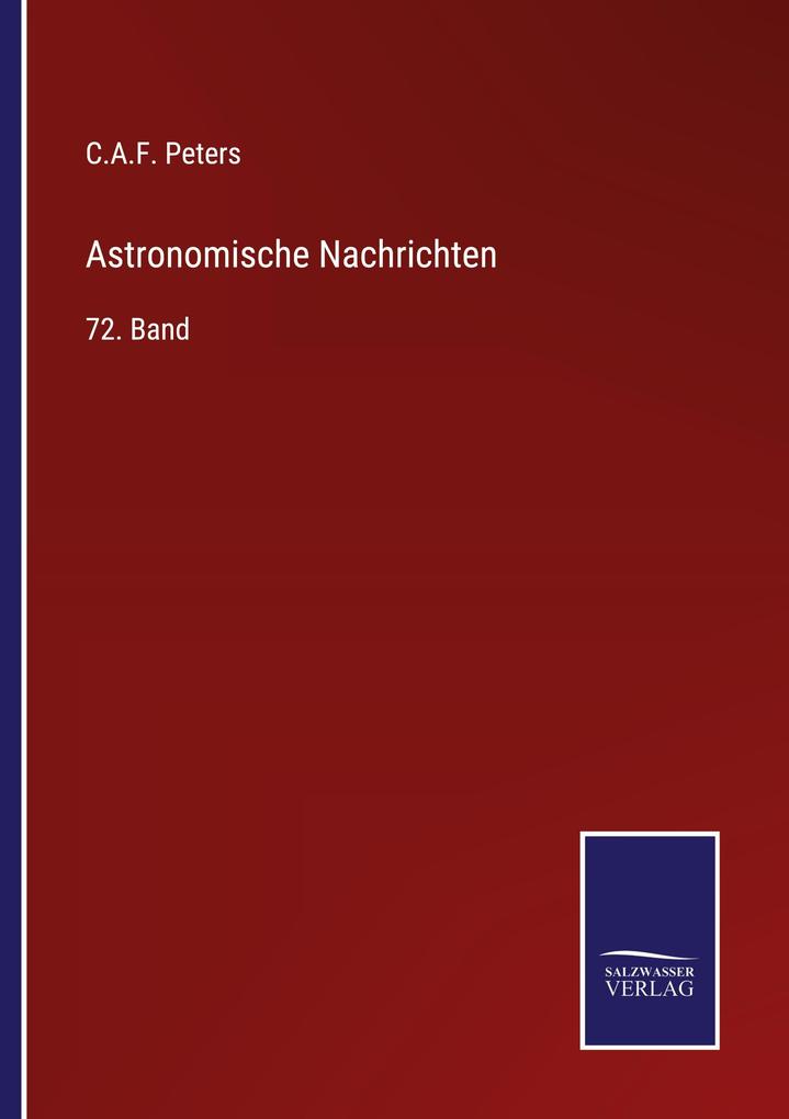 Astronomische Nachrichten