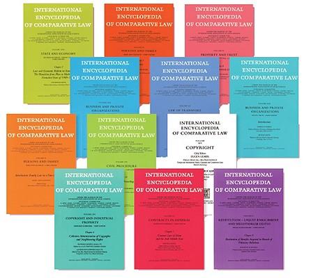 International Encyclopedia of Comparative Law Instalment 37 - Konrad Zweigert