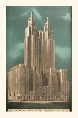 Vintage Journal Waldorf-Astoria Hotel New York City