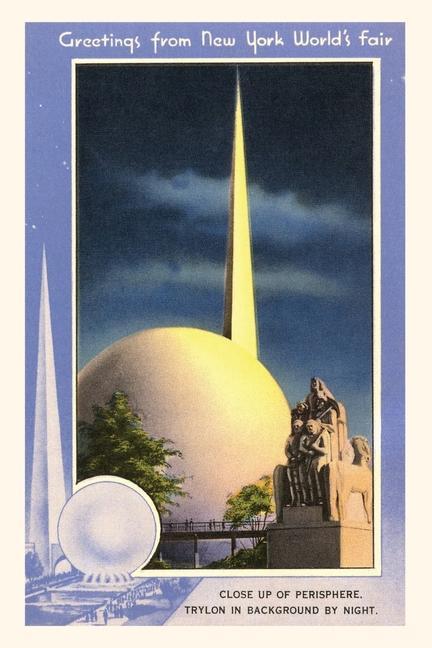 Vintage Journal Greetings from New York World‘s Fair Trylon and Perisphere