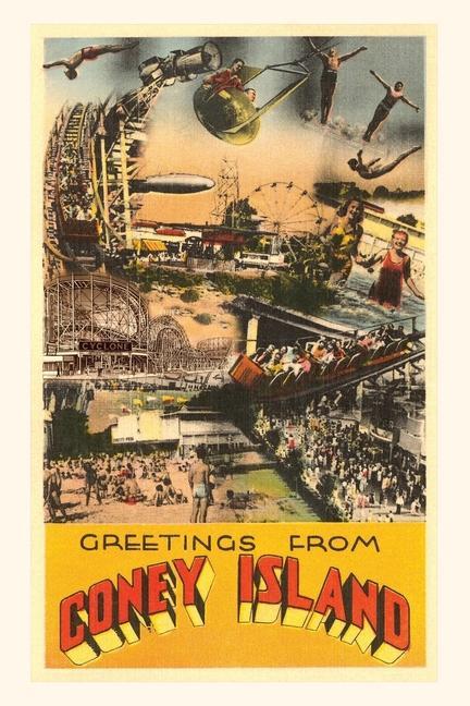 Vintage Journal Greetings from Coney Island New York City
