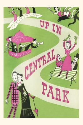Vintage Journal Up in Central Park Poster