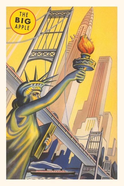 Vintage Journal The Big Apple Statue of Liberty