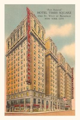 Vintage Journal Waldorf Hotel Times Square New York City