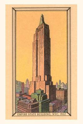 Vintage Journal Empire State Building 1932 New York City