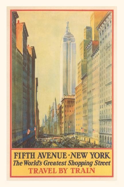 Vintage Journal Travel Poster for New York