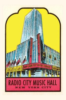Vintage Journal Radio City Music Hall New York