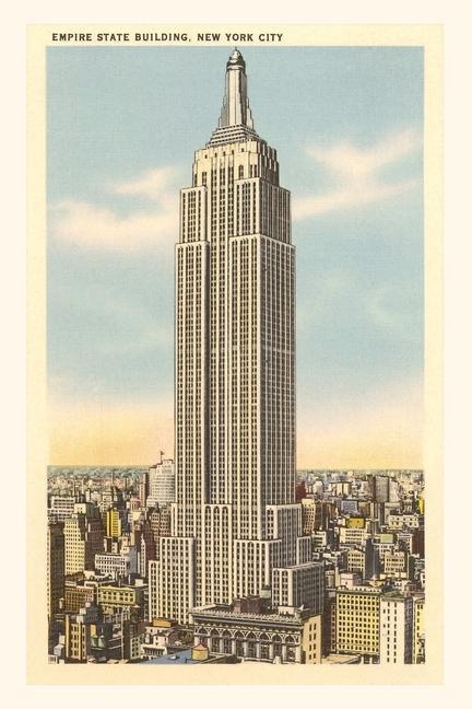 Vintage Journal Empire State Building New York City