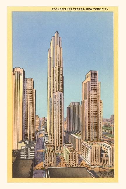 Vintage Journal Rockefeller Center New York City