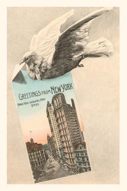 Vintage Journal Greetings from New York City Carrier Pigeon