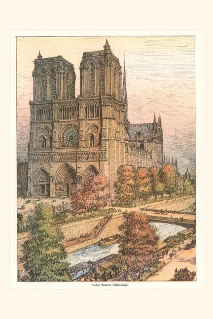 Vintage Journal Notre Dame Cathedral