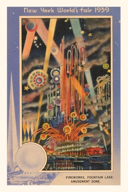 Vintage Journal Fireworks New York World‘s Fair 1939