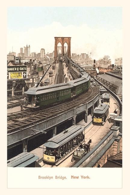 Vintage Journal Brooklyn Bridge Streetcars