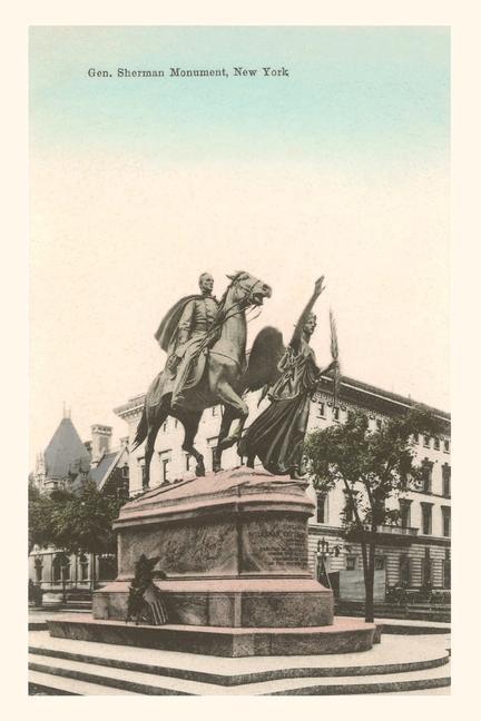 Vintage Journal Sherman Monument New York City