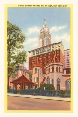 Vintage Journal Little Church around the Corner New York City