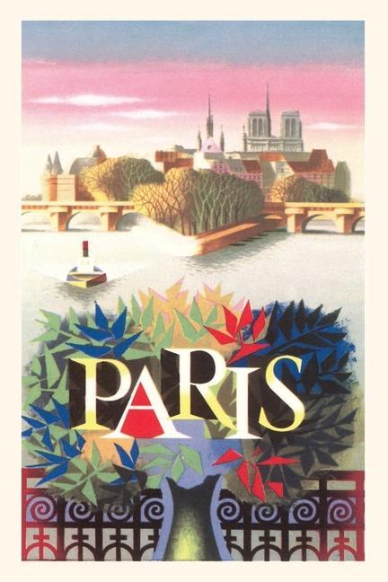 Vintage Journal Paris Travel Poster