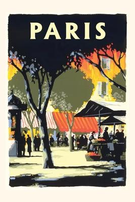 Vintage Journal Travel Poster for Paris