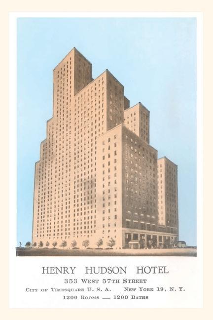 Vintage Journal Henry Hudson Hotel New York City