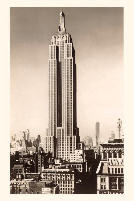 Vintage Journal Photograph of Empire State Building New York City