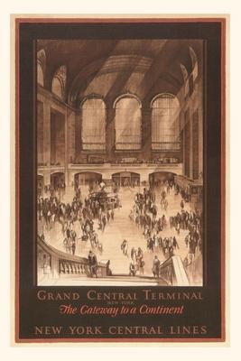 Vintage Journal Poster Grand Central Station