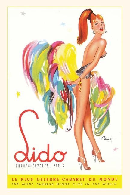 Vintage Journal Lido Poster Showgirl