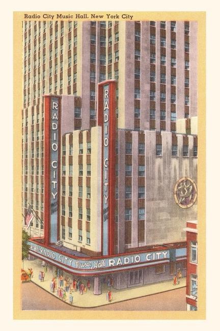 Vintage Journal Radio City Music Hall New York City