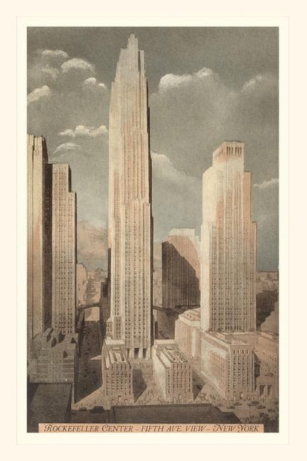 Vintage Journal Rockefeller Center New York City