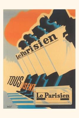 Vintage Journal Poster for Le Parisien