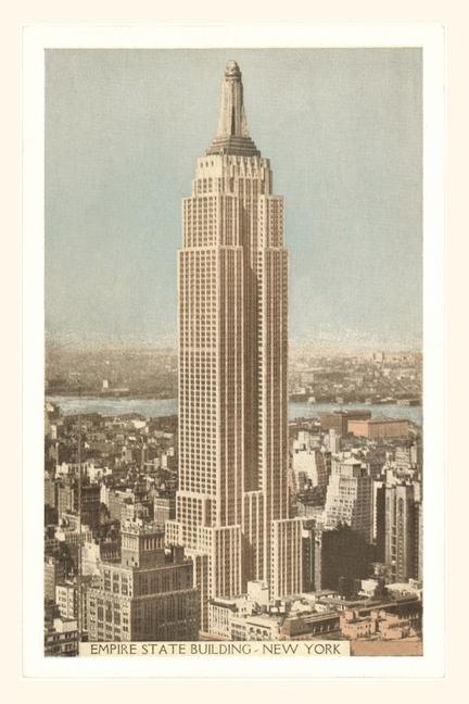 Vintage Journal Empire State Building New York City