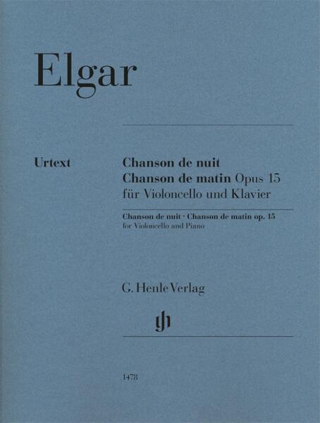 Edward Elgar - Chanson de nuit Chanson de matin op. 15 für Violoncello und Klavier
