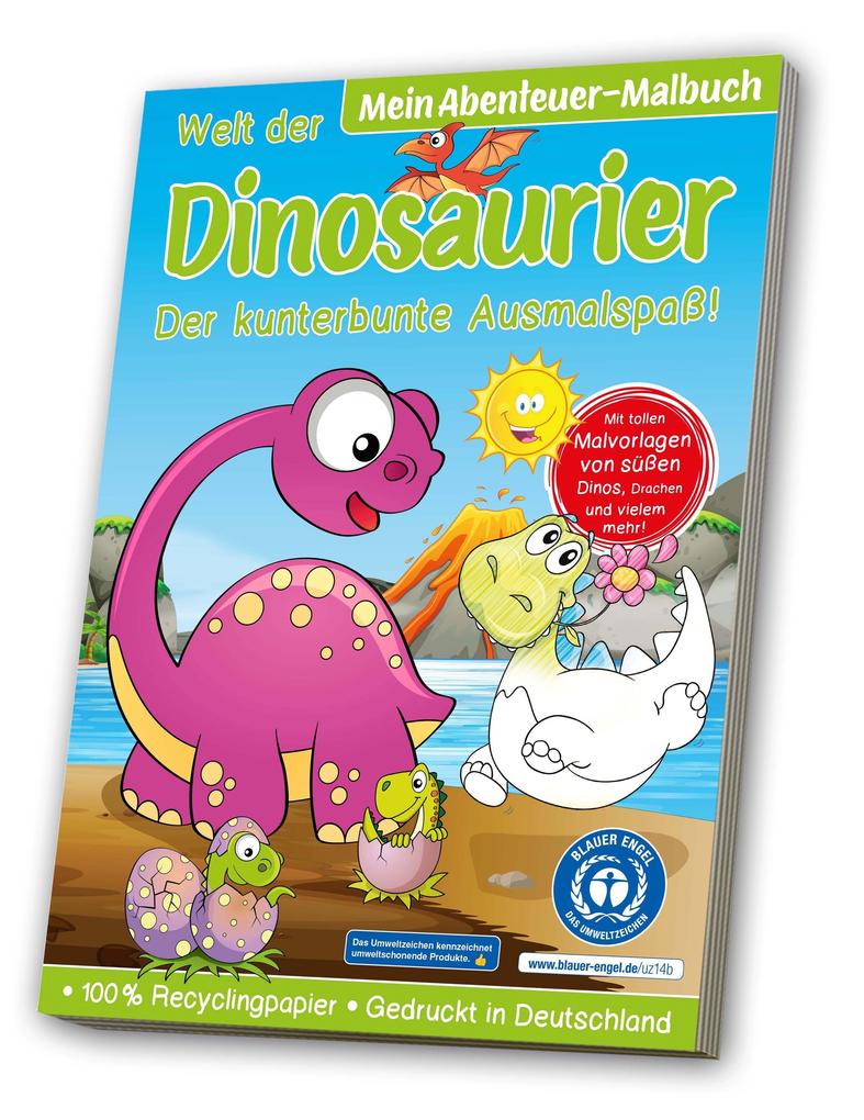 Image of Buch - Malbuch Blauer Engel: Dinosaurier