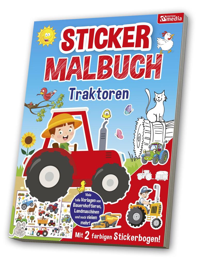 Image of Mal- & Stickerbuch: Traktor