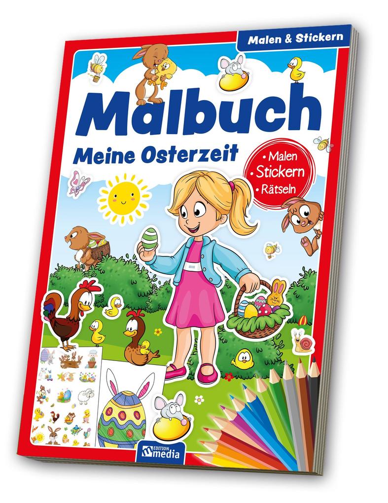 Image of Buch - Malbuch Meine Osterzeit