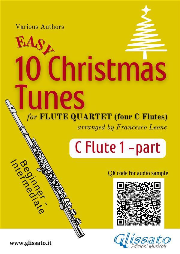 Flute 1 part of 10 Easy Christmas Tunes for Flute Quartet
