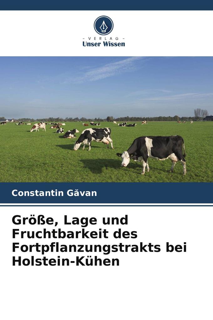 Größe Lage und Fruchtbarkeit des Fortpflanzungstrakts bei Holstein-Kühen