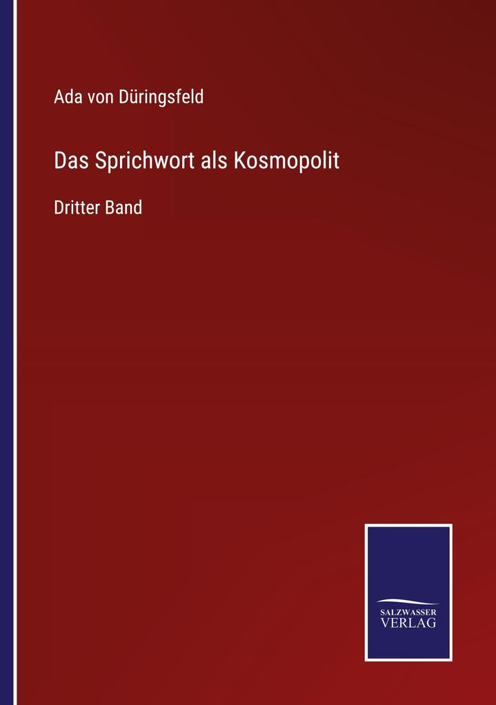 Das Sprichwort als Kosmopolit