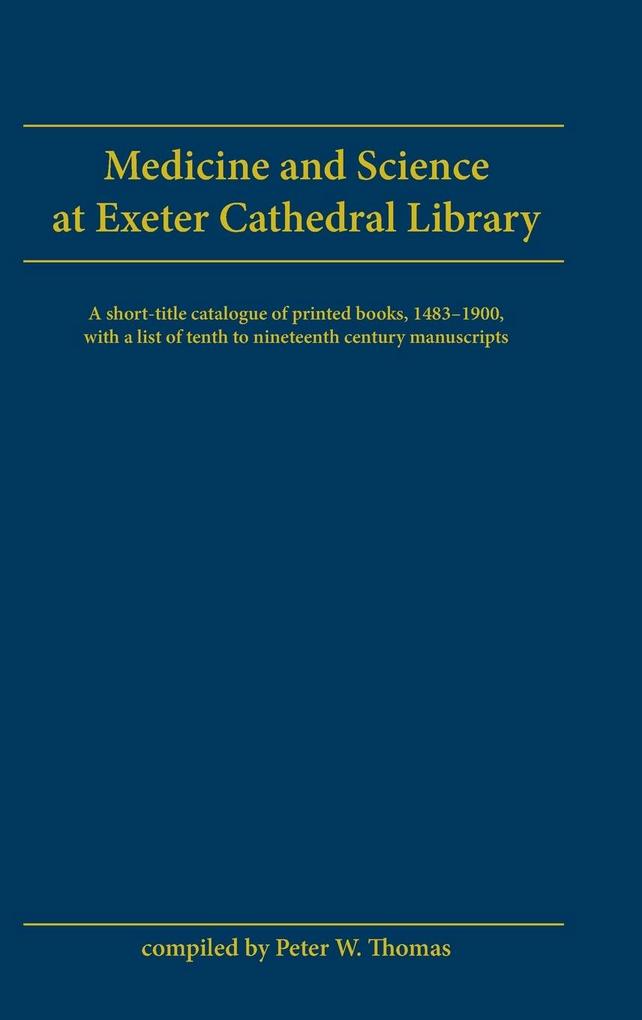 Medicine and Science at Exeter Cathedral Library
