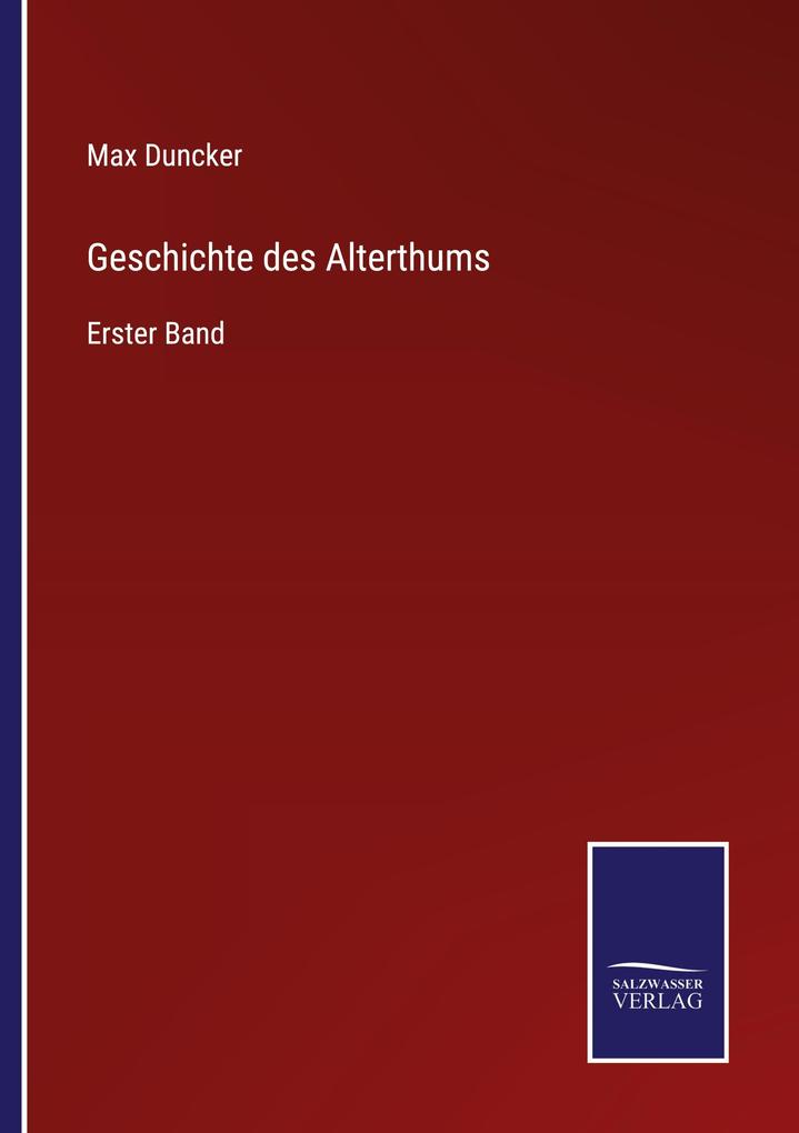 Geschichte des Alterthums