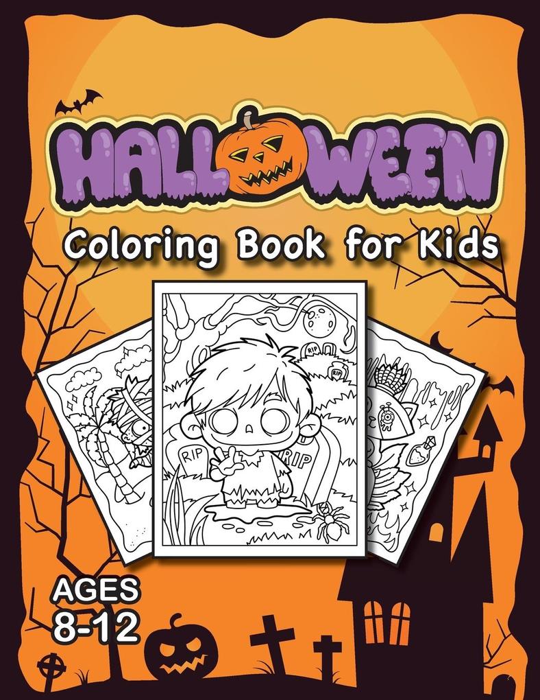 Image of Halloween Coloring Book for Kids