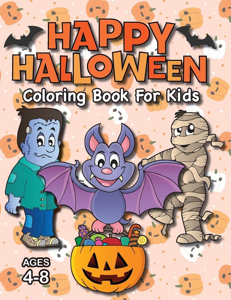 Image of Happy Halloween Coloring Book for Kids