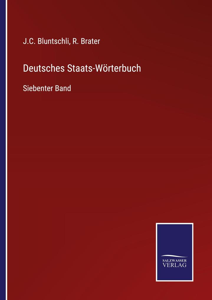 Deutsches Staats-Wörterbuch