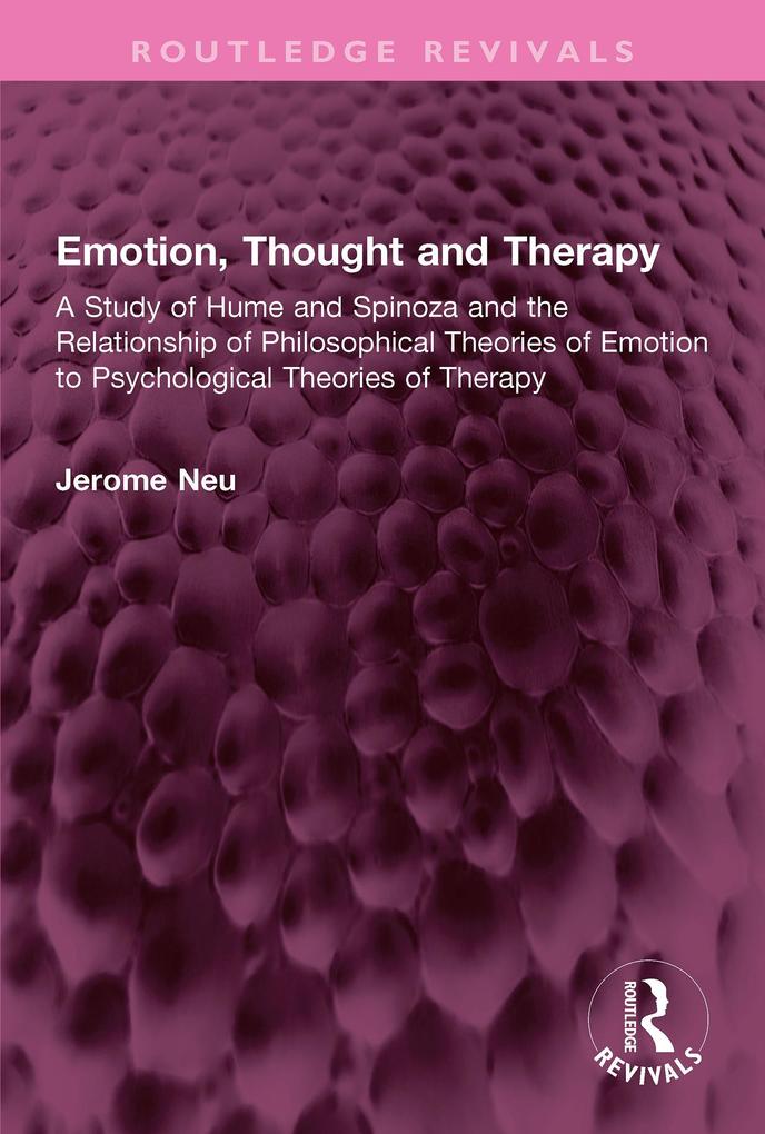 Emotion Thought and Therapy