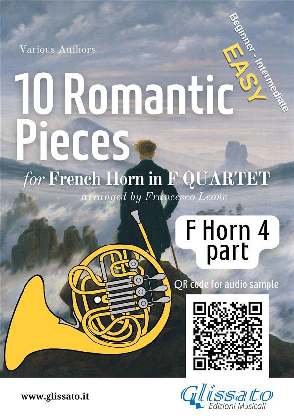 French Horn 4 part of 10 Romantic Pieces for Horn Quartet