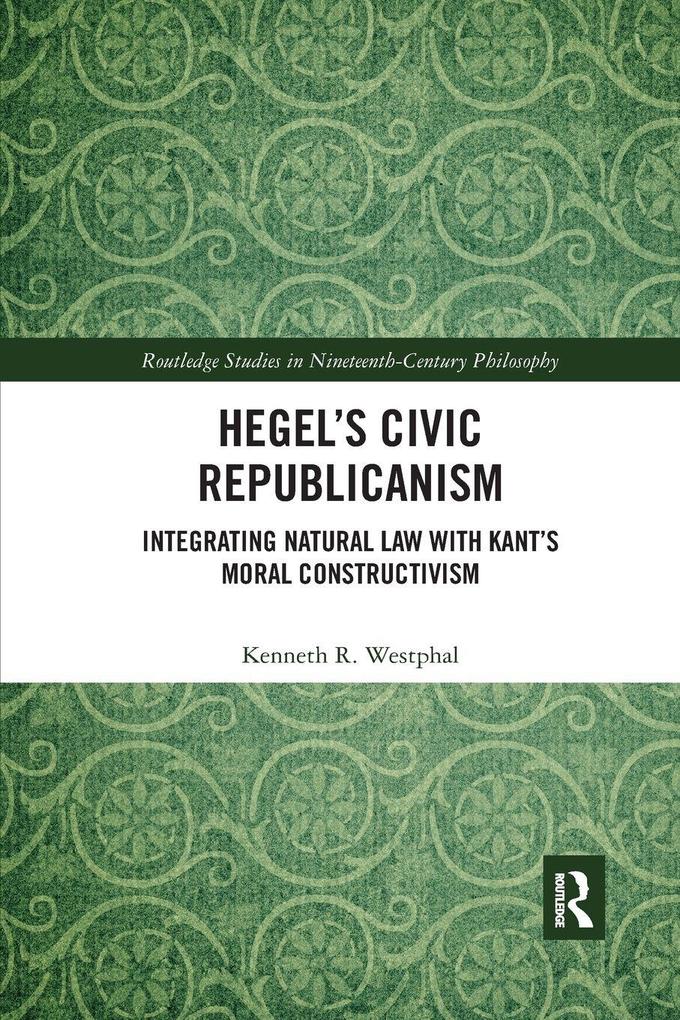 Hegel's Civic Republicanism