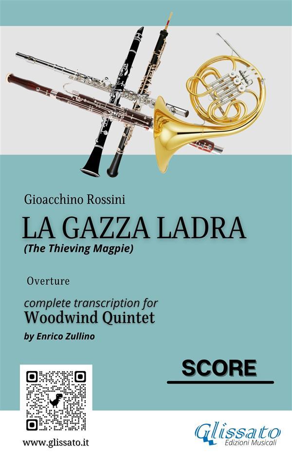 Woodwind Quintet score: La Gazza Ladra overture