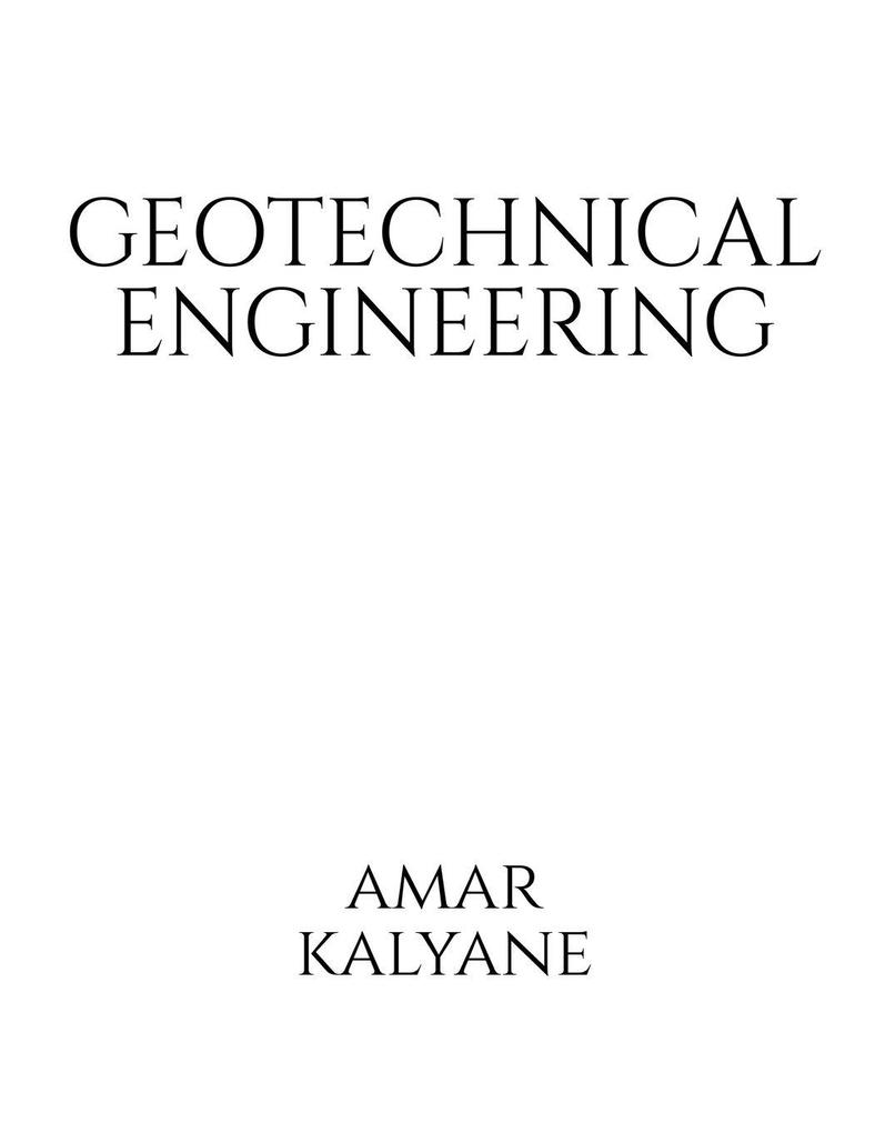 GEO-TECHNICAL ENGINEERING