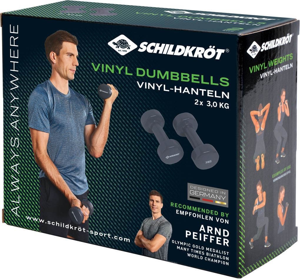 Schildkröt Fitness - Vinyl Hanteln 30kg Set