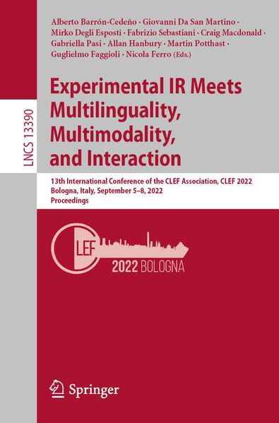 Experimental IR Meets Multilinguality Multimodality and Interaction